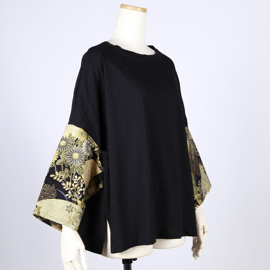 【一点物】TKg 暗闇扇子 袖和柄トップス