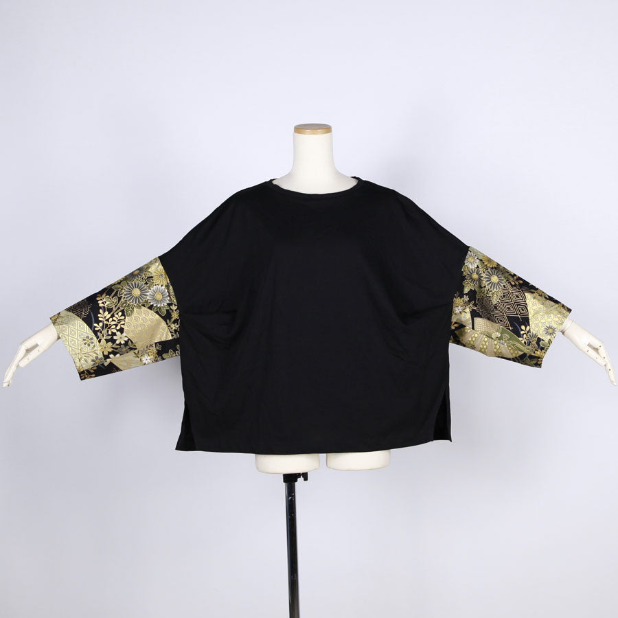 【一点物】TKg 暗闇扇子 袖和柄トップス