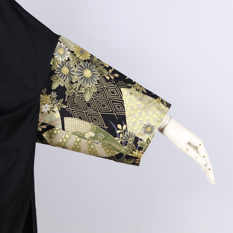 【一点物】TKg 暗闇扇子 袖和柄トップス