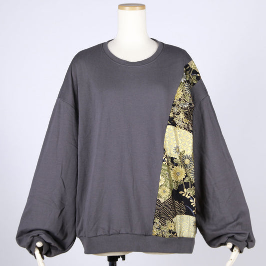 【一点物】TKg 暗闇扇子 左脇和柄トレーナー