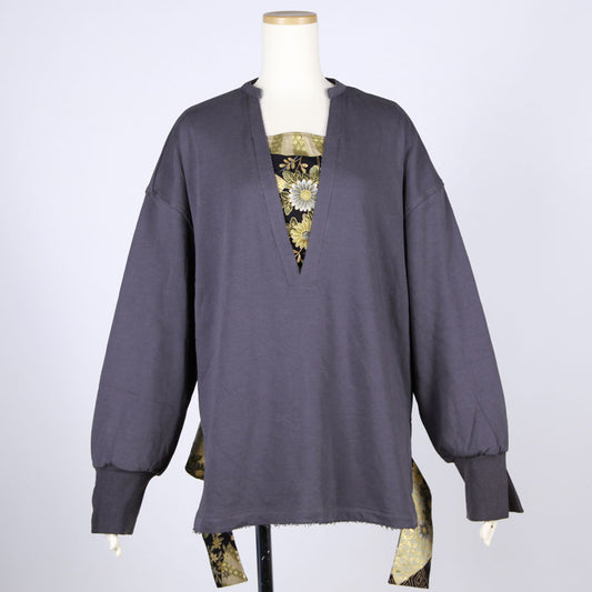 【一点物】TKg 暗闇扇子 V開きトップス