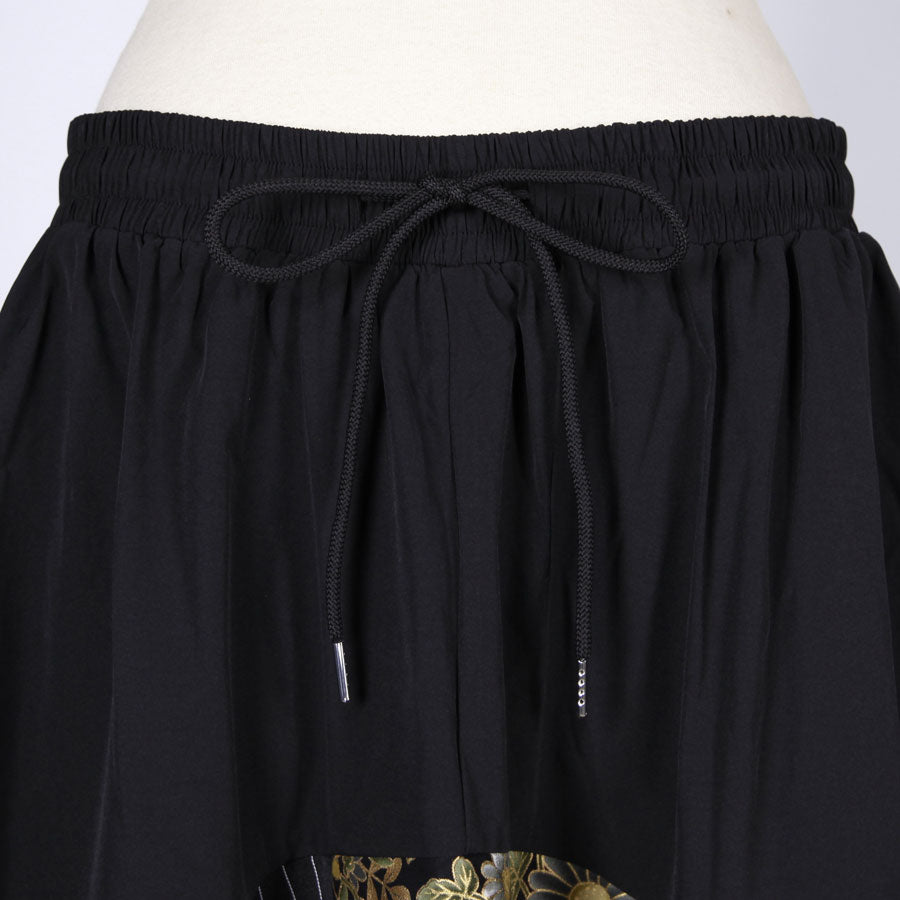 【一点物】TKg 暗闇扇子 変形サルエルパンツ