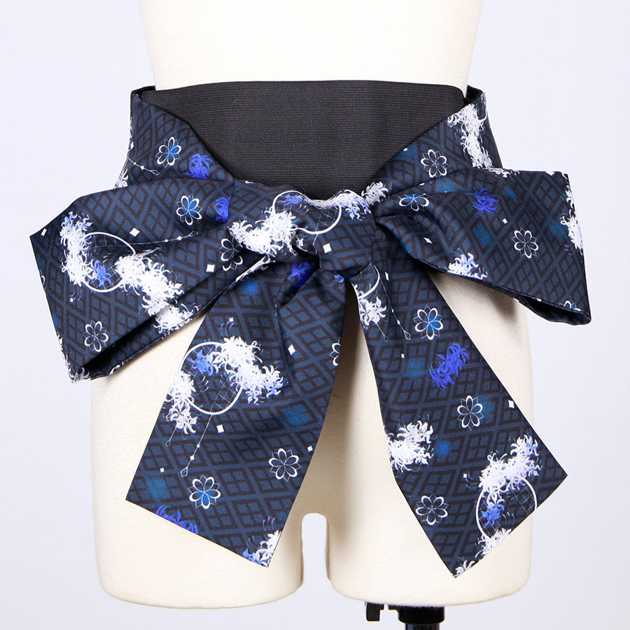 モリグチカ 異国浪漫の帯ベルトBK-WH