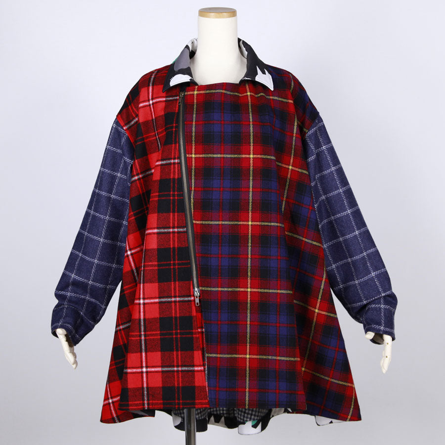 MINT NeKO ドレープライダースジャケット RD-GY