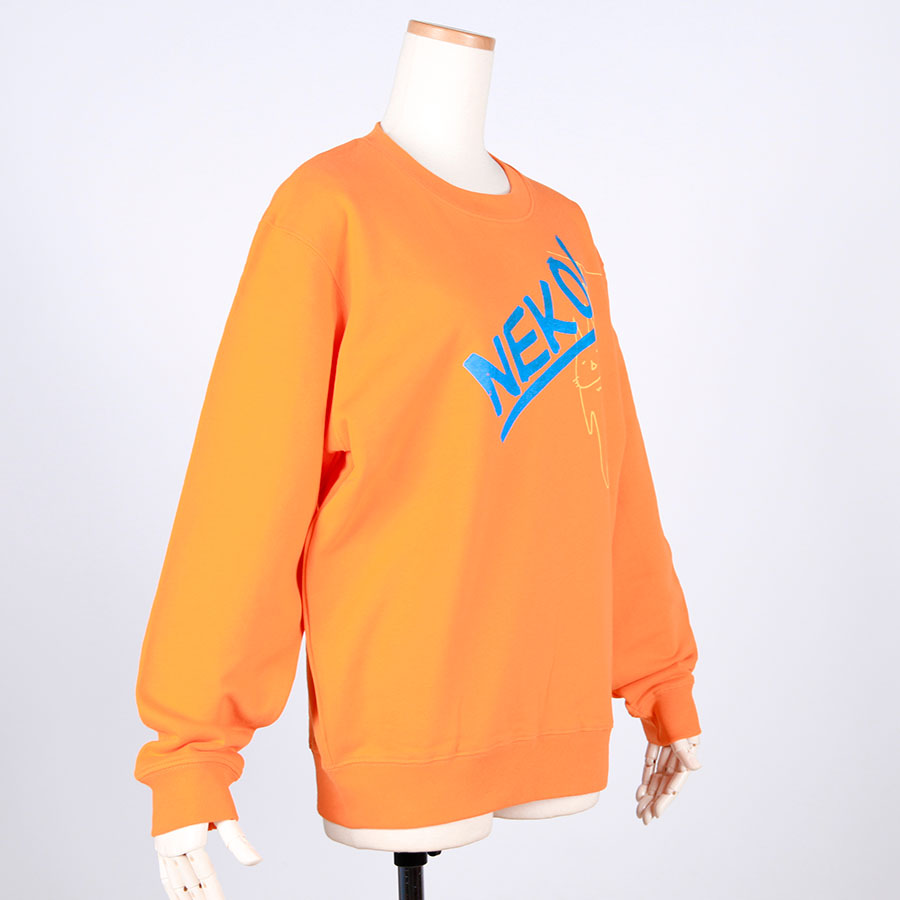 MINT NeKO ぶら下がり吾輩スウェット ORG-BL