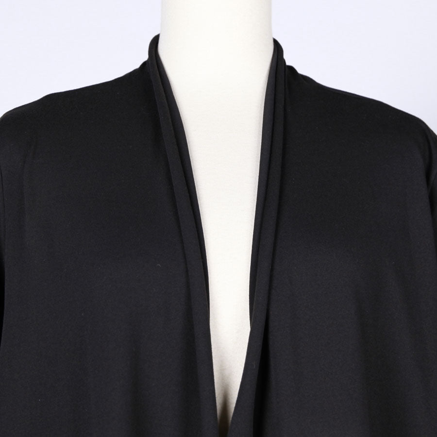 【一点物】TKg 紫縮緬和柄 カットソーロング羽織り