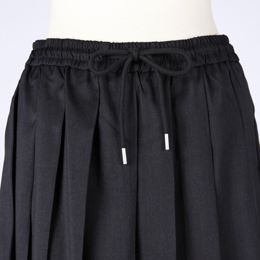 【一点物】TKg 紫縮緬和柄 プリーツスカート