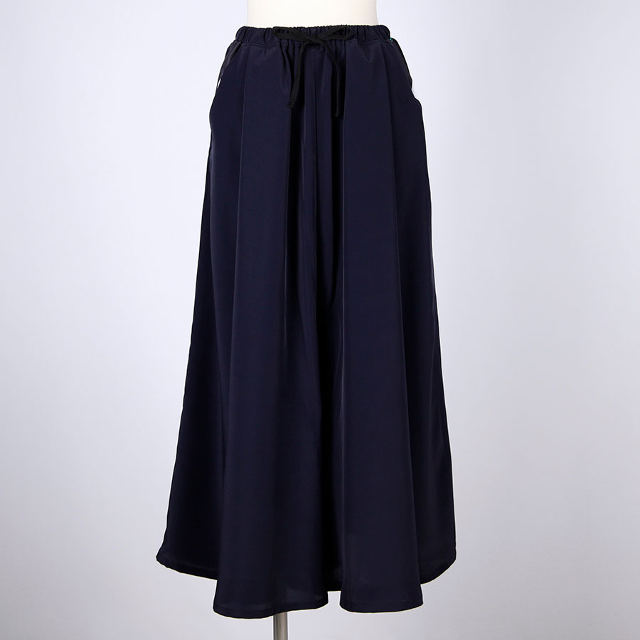 MINT NeKO ワイドプリーツパンツ BK-BK