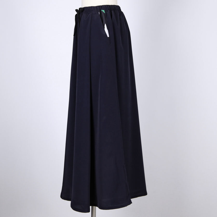 MINT NeKO ワイドプリーツパンツ BK-BK