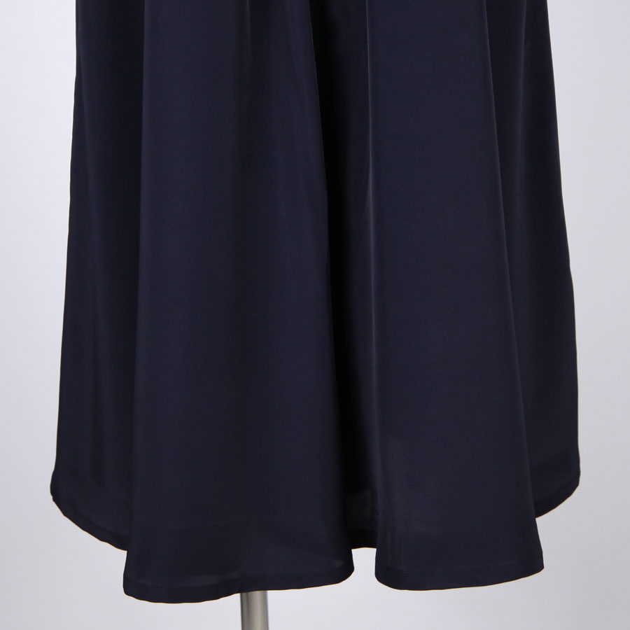 MINT NeKO ワイドプリーツパンツ BK-BK