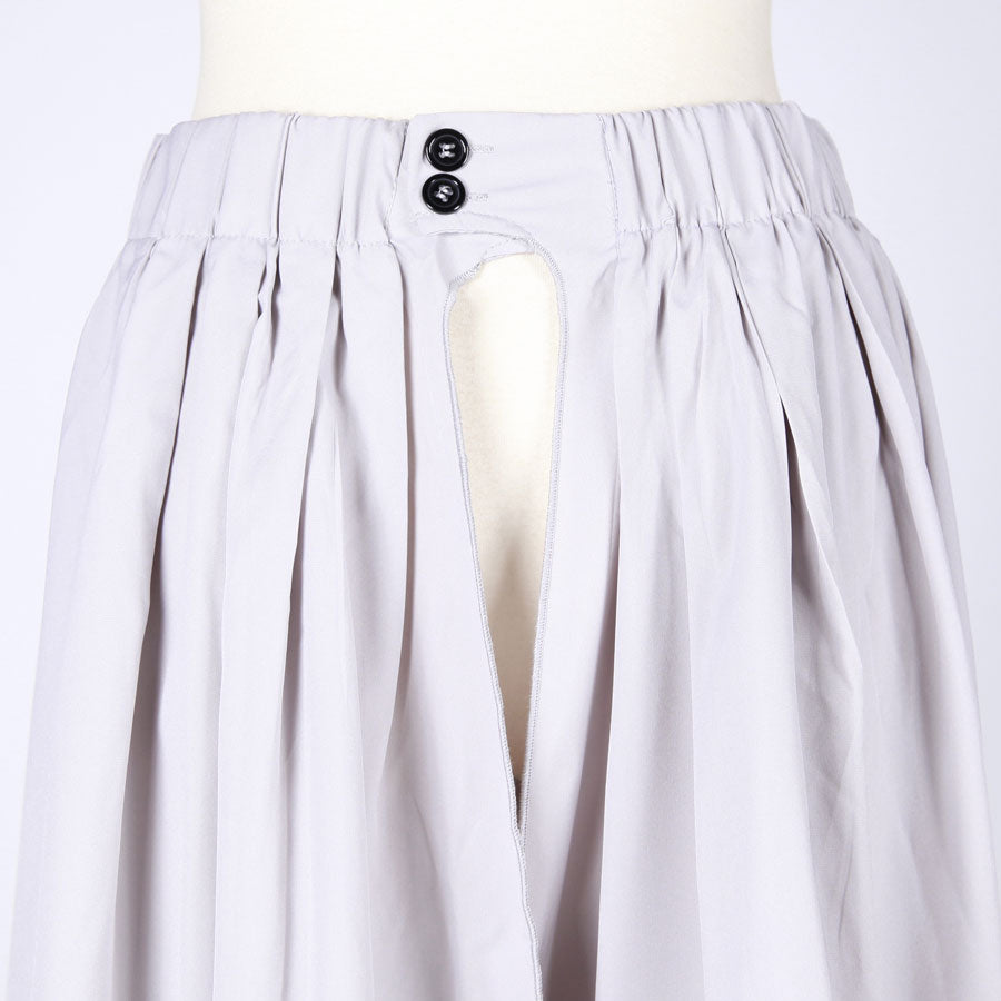 【一点物】TKg 紫縮緬和柄 オーバースカート