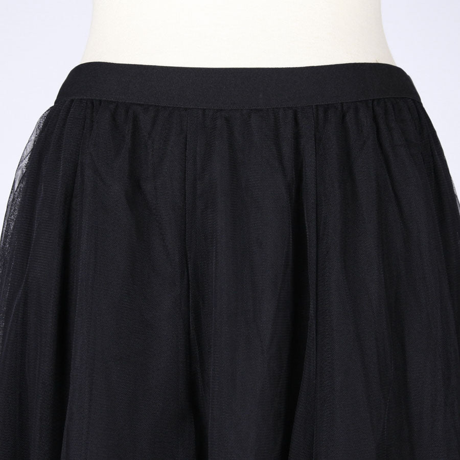 MINT NeKO チュールスカート BK-GRN