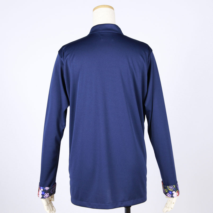 【受注】モリグチカ 和柄切り替えシノワズリトップス