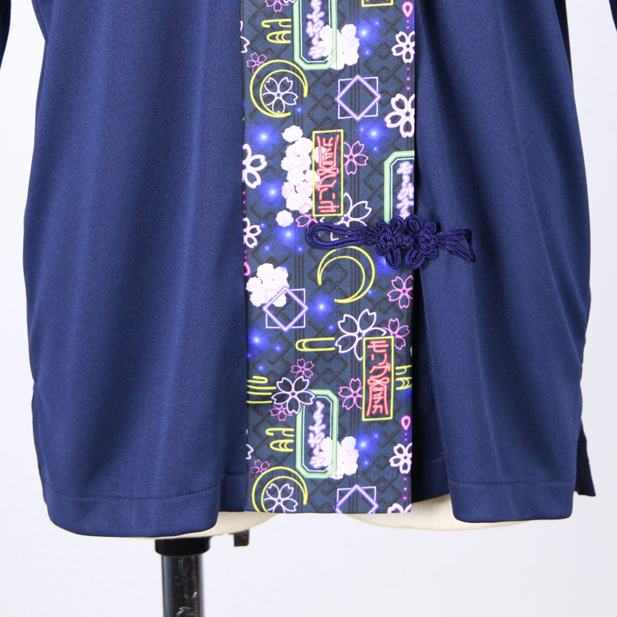 【受注】モリグチカ 和柄切り替えシノワズリトップス