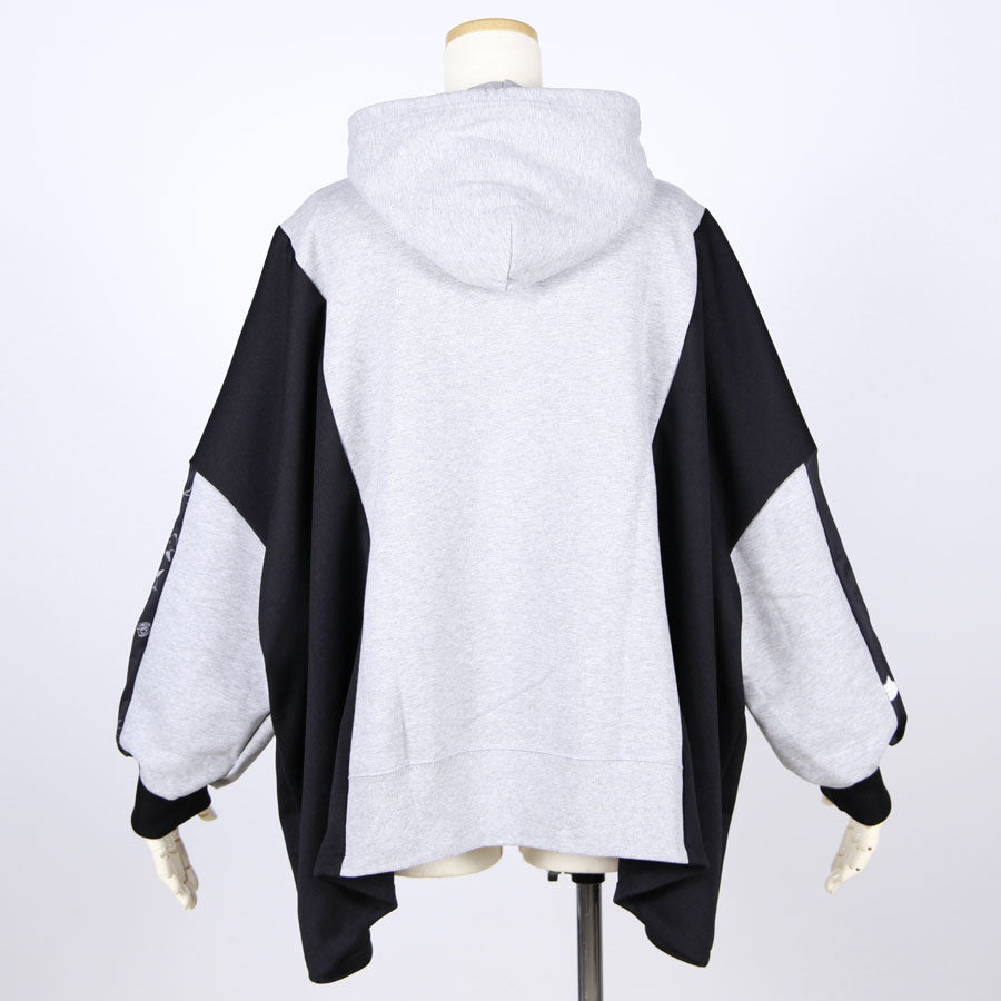MINT NeKO Patchwork Wide Hoodie / A