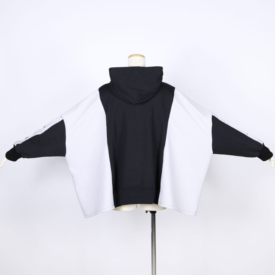 MINT NeKO Patchwork Wide Hoodie / B