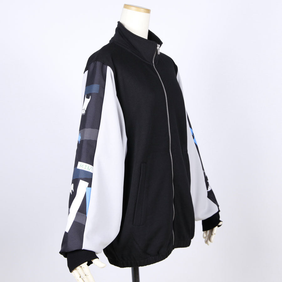 MINT NeKO Zip-up Sweat Blouson / C