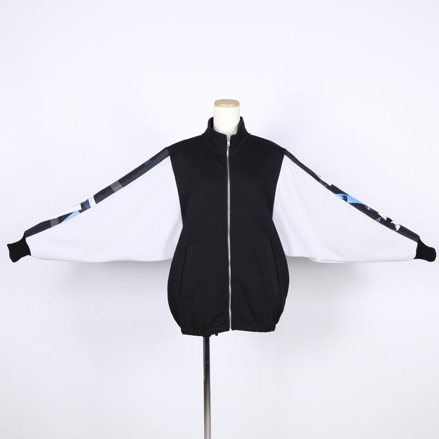 MINT NeKO Zip-up Sweat Blouson / C