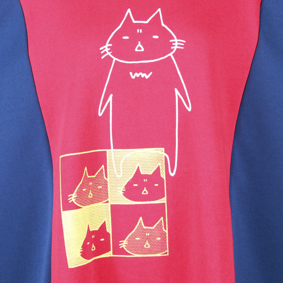 MINT NeKO Patchwork Wide Sweatshirt / C