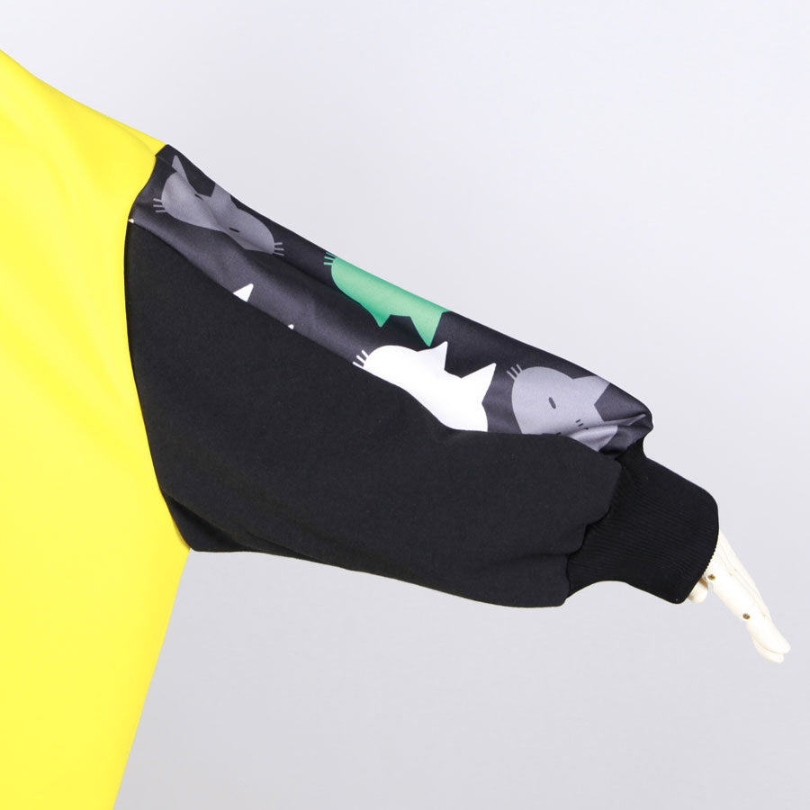 MINT NeKO Patchwork Wide Sweatshirt / B