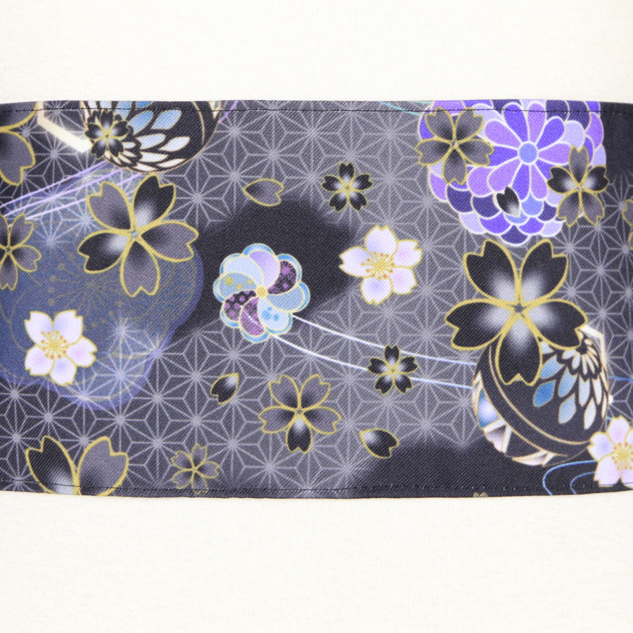 TKg 一点もの和柄帯ベルト D