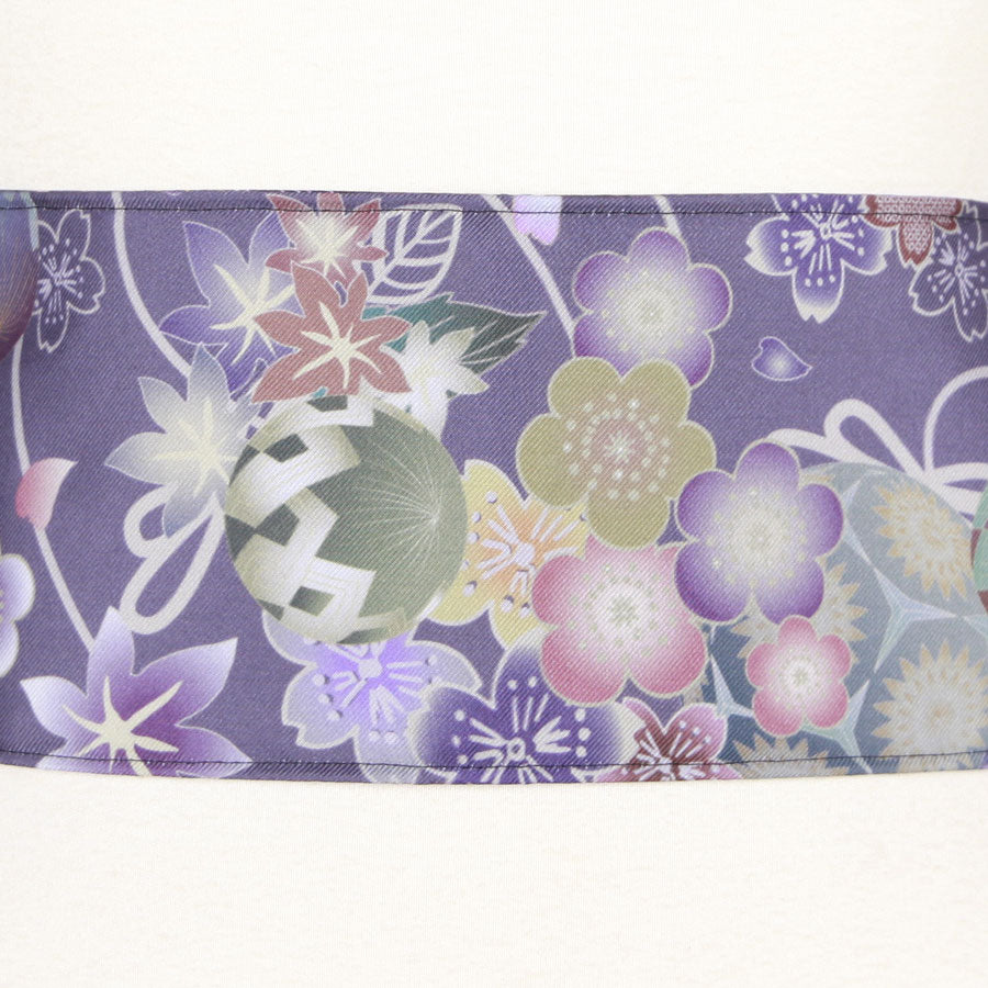 TKg 一点もの和柄帯ベルト E