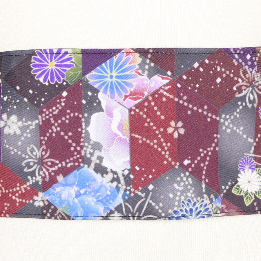 TKg 一点もの和柄帯ベルト J