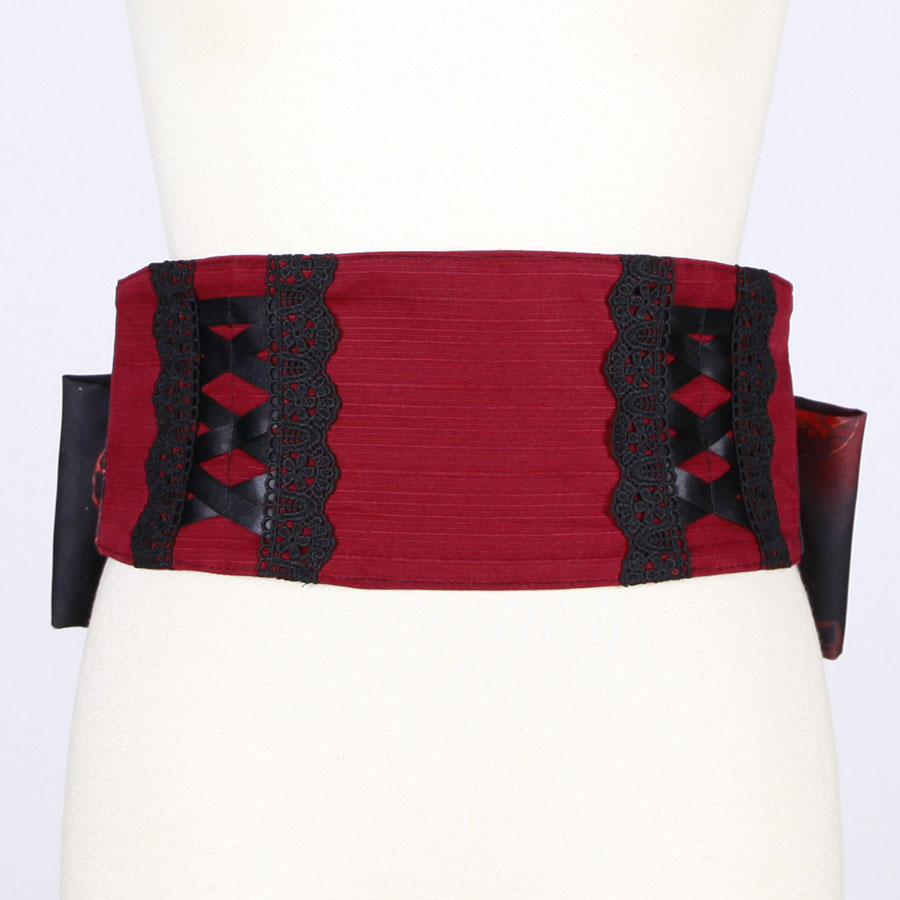 モリグチカ 異国浪漫の帯ベルトRD-BK