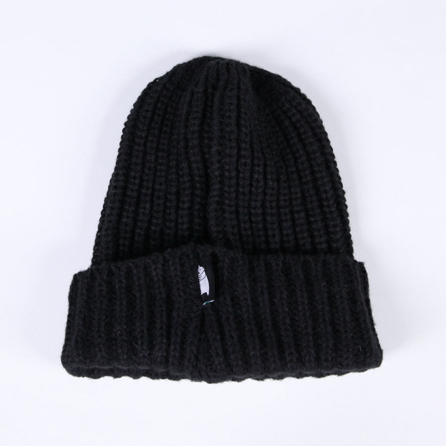 MINT NeKO ヘッドホンパッチニットキャップ BK-ORG