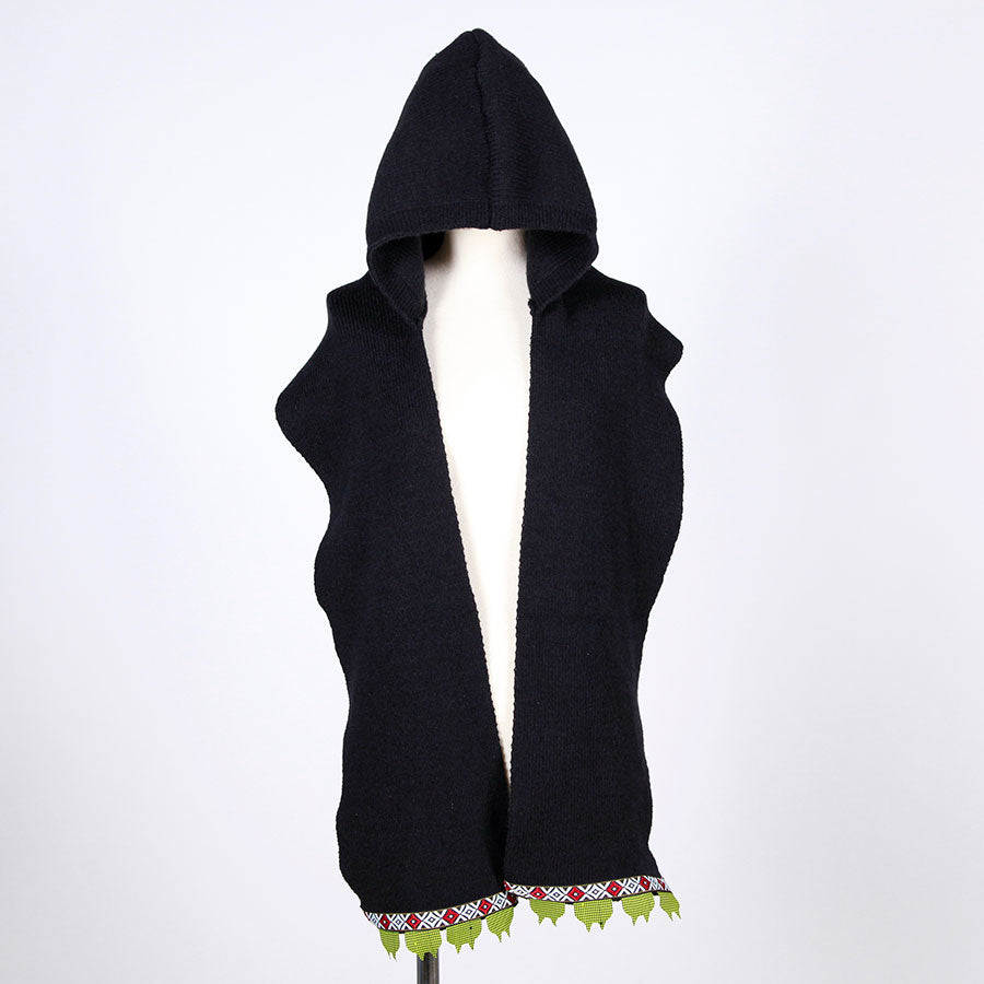 MINT NeKO フードマフラー BK