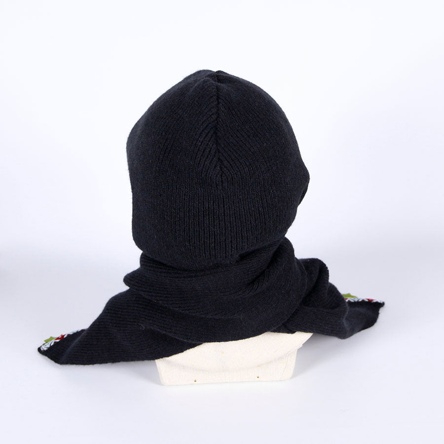 MINT NeKO フードマフラー BK