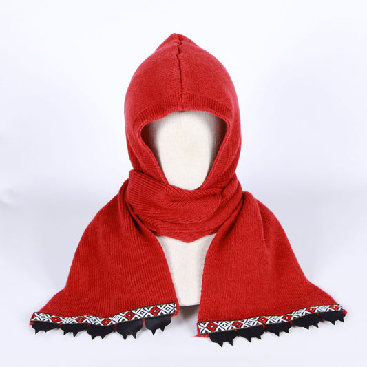 MINT NeKO フードマフラー RD