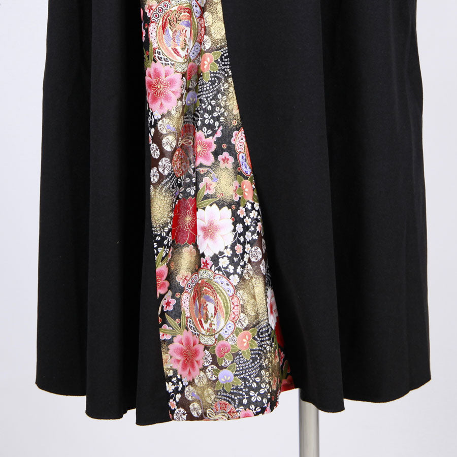 [One-of-a-kind item] TKg Flying Japanese Flower Stand Collar Coat