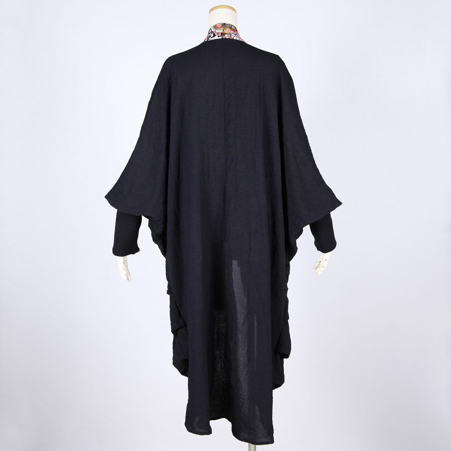 [One-of-a-kind item] TKg flying Japanese flower long flying squirrel haori