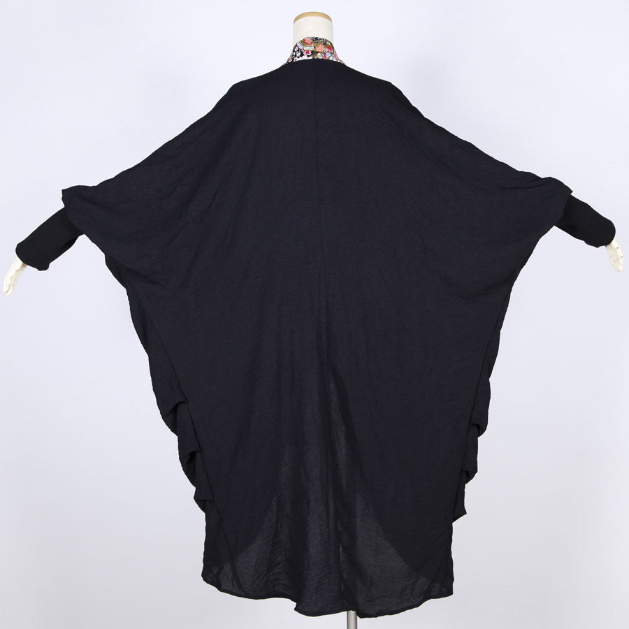 [One-of-a-kind item] TKg flying Japanese flower long flying squirrel haori
