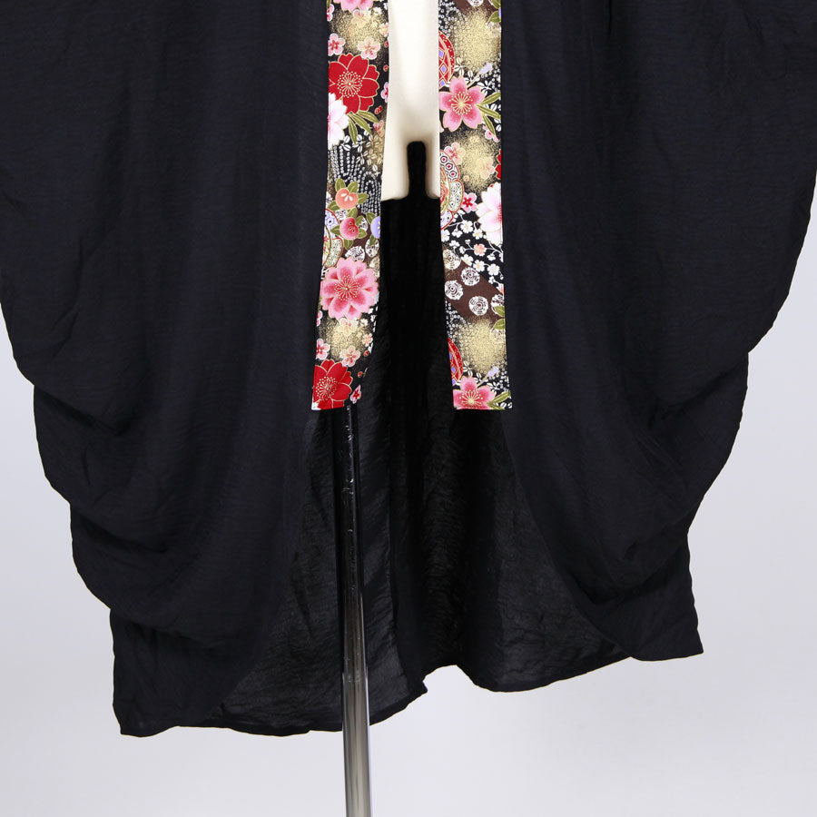 [One-of-a-kind item] TKg flying Japanese flower long flying squirrel haori