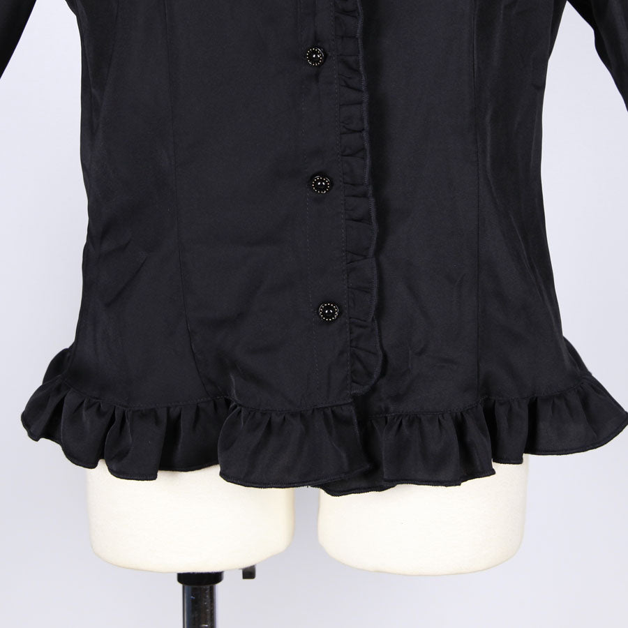 [One-of-a-kind item] TKg Flying Japanese Flower Girly Blouse