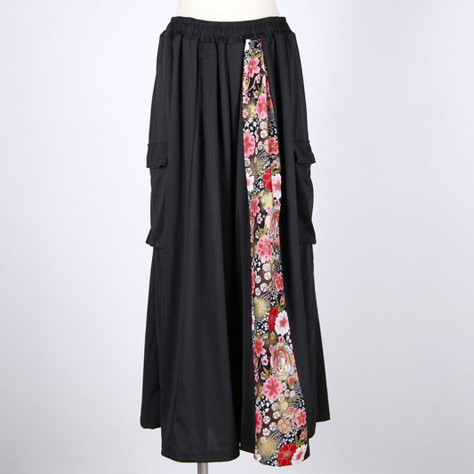 【一点物】TKg 舞い飛ぶ日本の花 アーミーパンツ