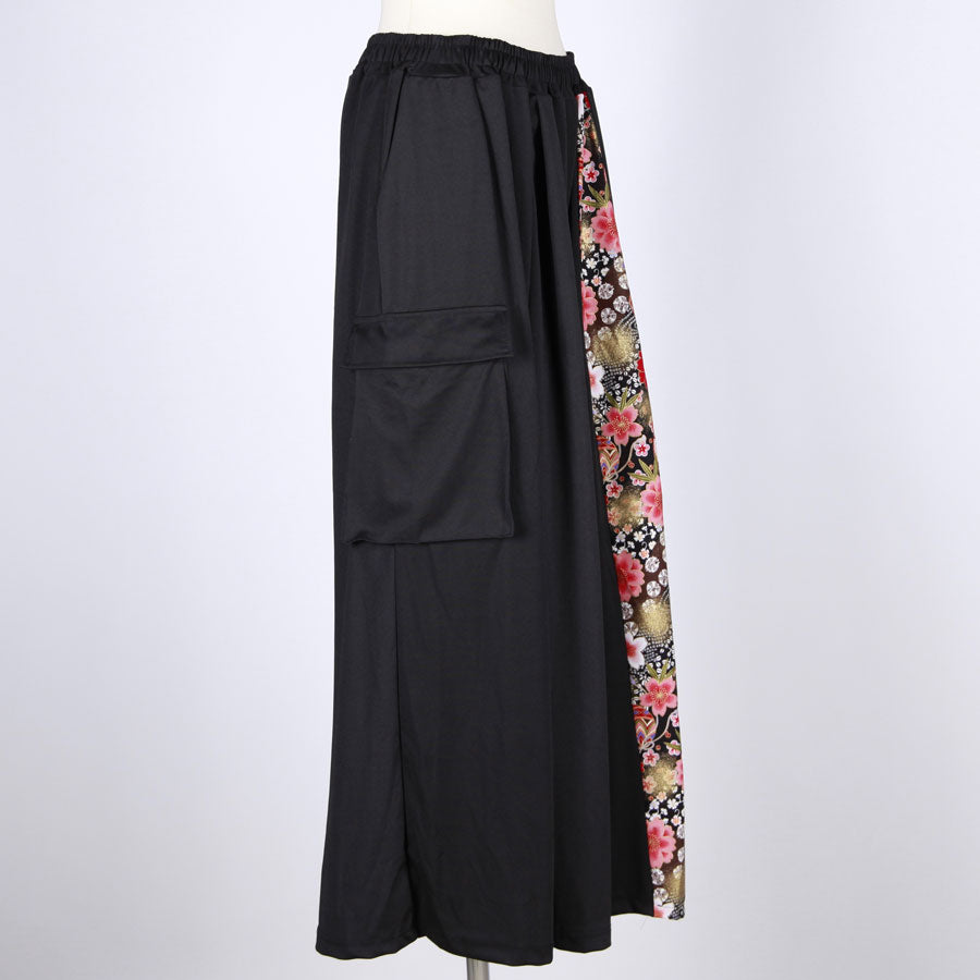 【一点物】TKg 舞い飛ぶ日本の花 アーミーパンツ