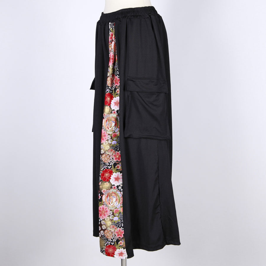 【一点物】TKg 舞い飛ぶ日本の花 アーミーパンツ