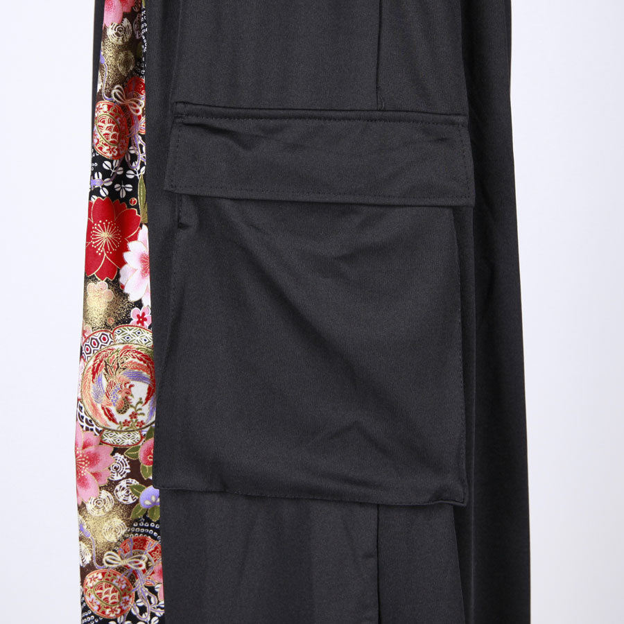 【一点物】TKg 舞い飛ぶ日本の花 アーミーパンツ