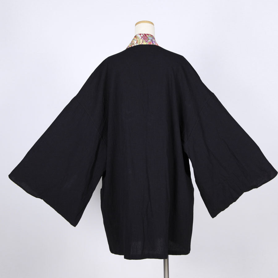 [One-of-a-kind item] TKg Flying Japanese Flower Kimono Haori