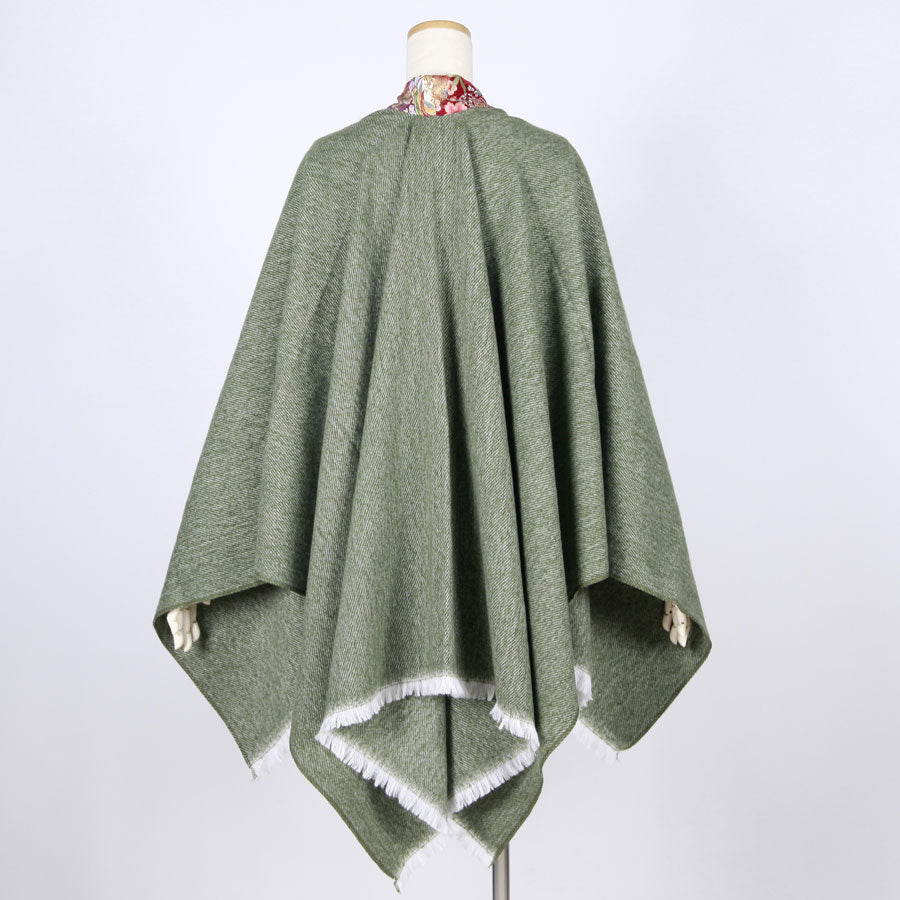 [One-of-a-kind item] TKg Flying Japanese Flower Fringe Cape