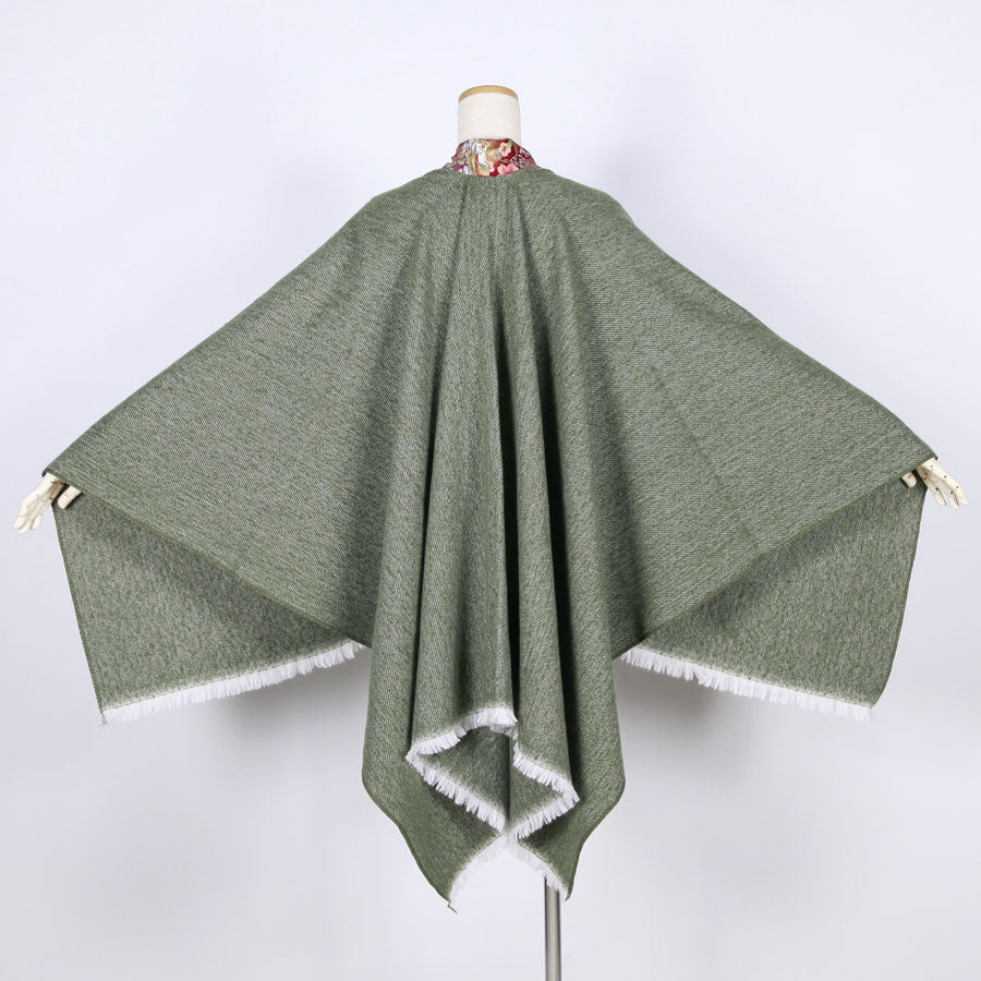 [One-of-a-kind item] TKg Flying Japanese Flower Fringe Cape