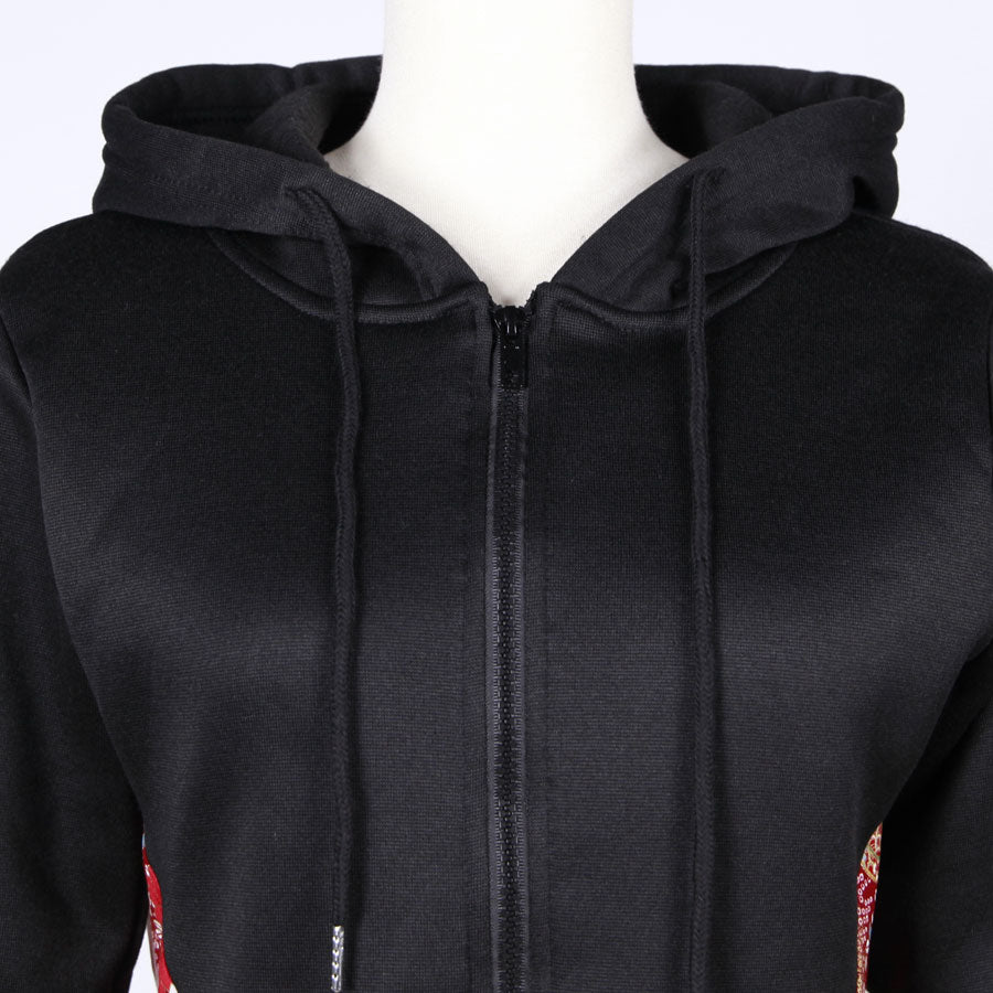 [One-of-a-kind item] TKg Flying Japanese Flower Short Parka