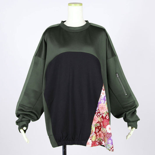 [One-of-a-kind item] TKg Flying Japanese Flower MA-1 Tops