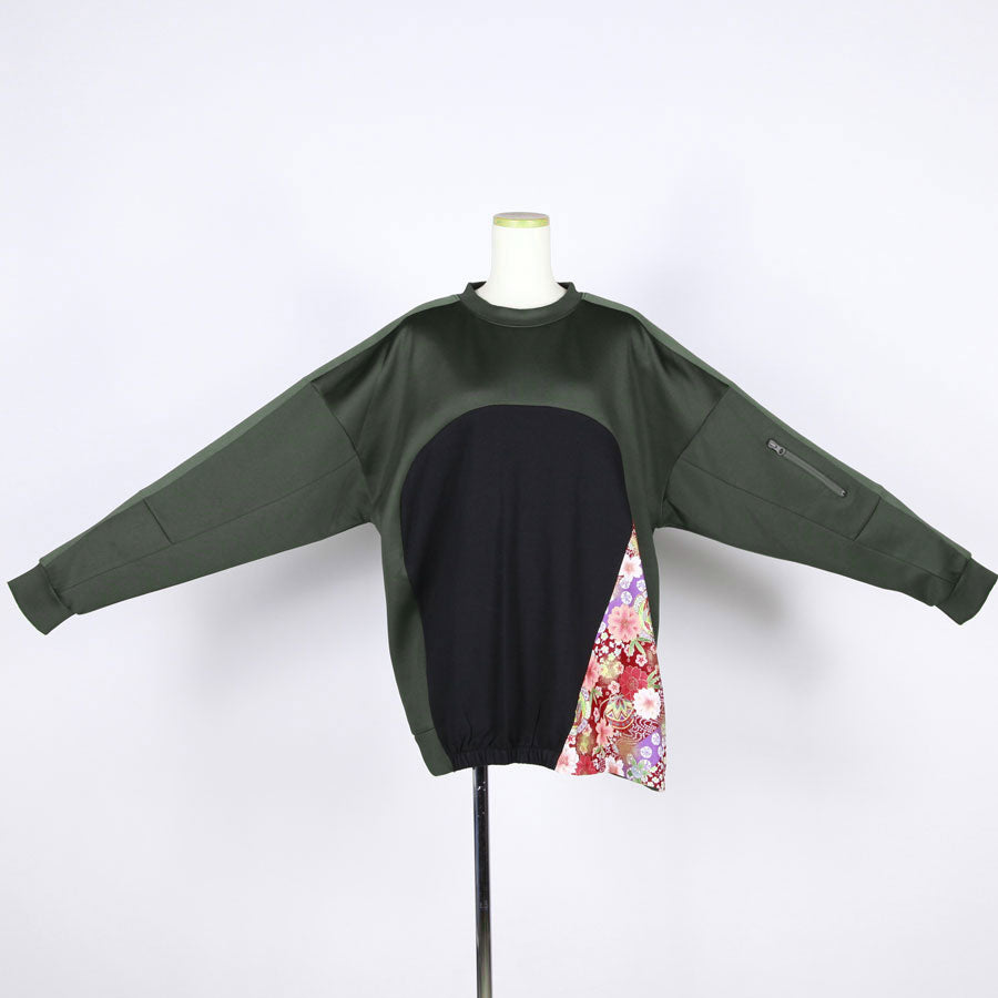 [One-of-a-kind item] TKg Flying Japanese Flower MA-1 Tops