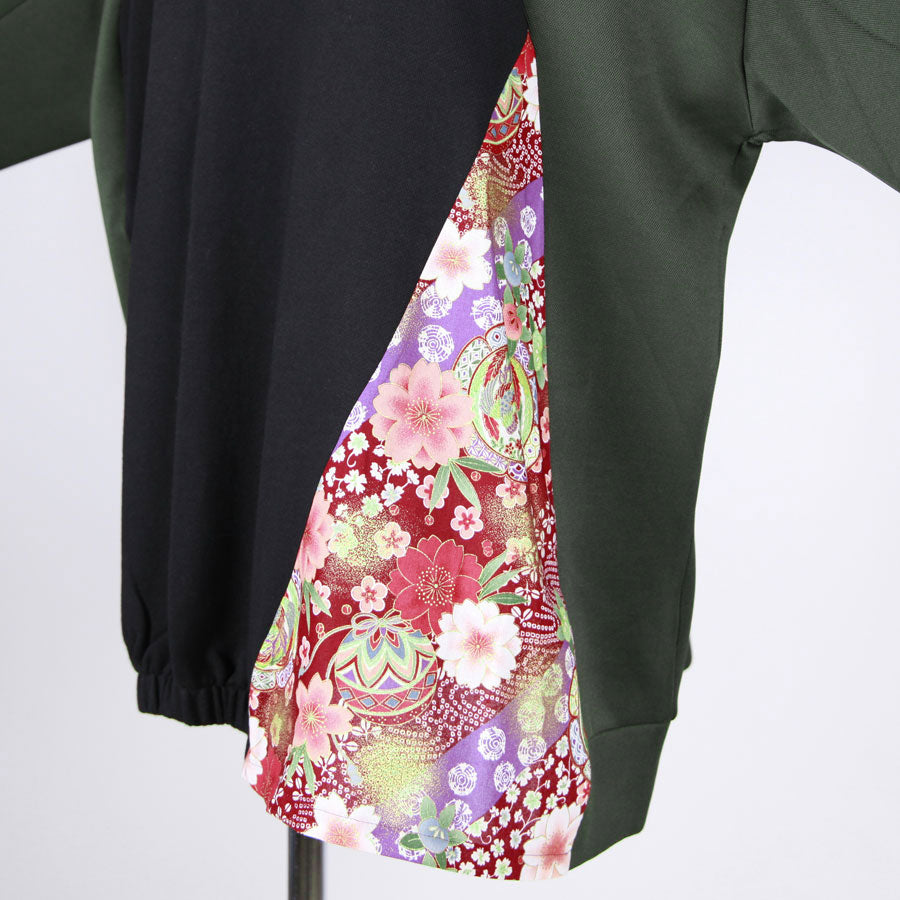 [One-of-a-kind item] TKg Flying Japanese Flower MA-1 Tops