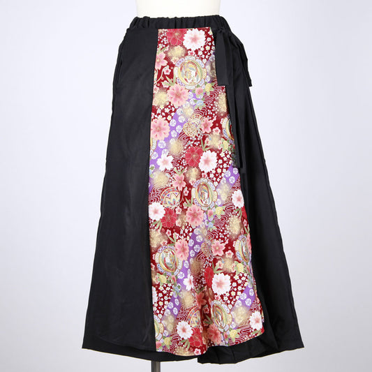 【一点物】TKg 舞い飛ぶ日本の花 ラップパンツ