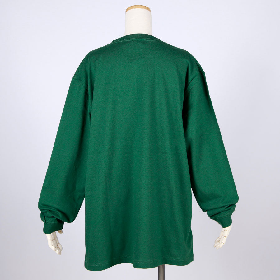 MINT NeKO ティーパーティーロンT GRN-WH・XL